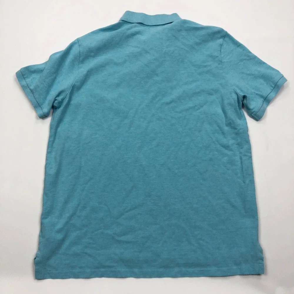 Polo Ralph Lauren Mens XL Classic Fit Short Sleeve Polo Shirt Light Blue